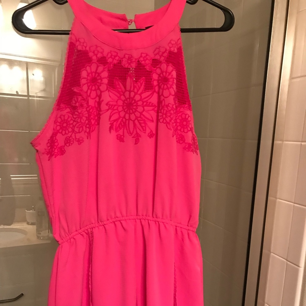 Women’s pink romper